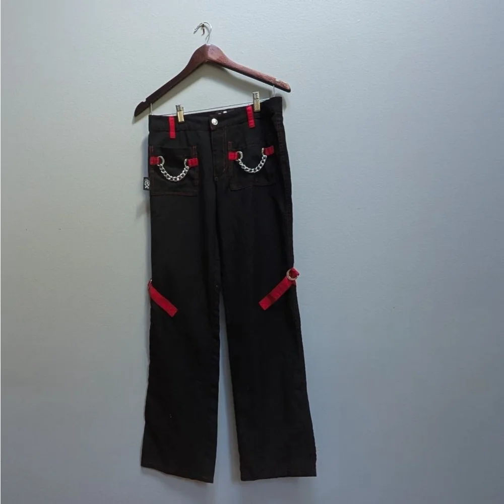 Royal Bones By Tripp Red Strappy Pants - Juniors 3